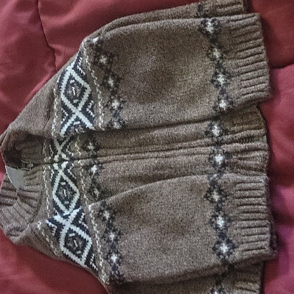 Boys Carter's Zip-Up Sweater, Size 9 Months - Picture 8 of 9